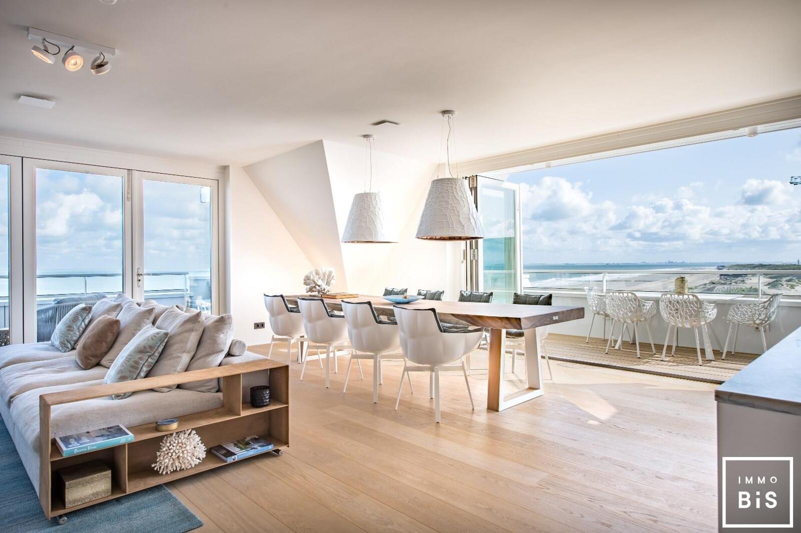 Cadzand - Penthouse avec de superbes finitions vous offrant des vues de mer panoramiqueet superbe terrasse et finitions.  1